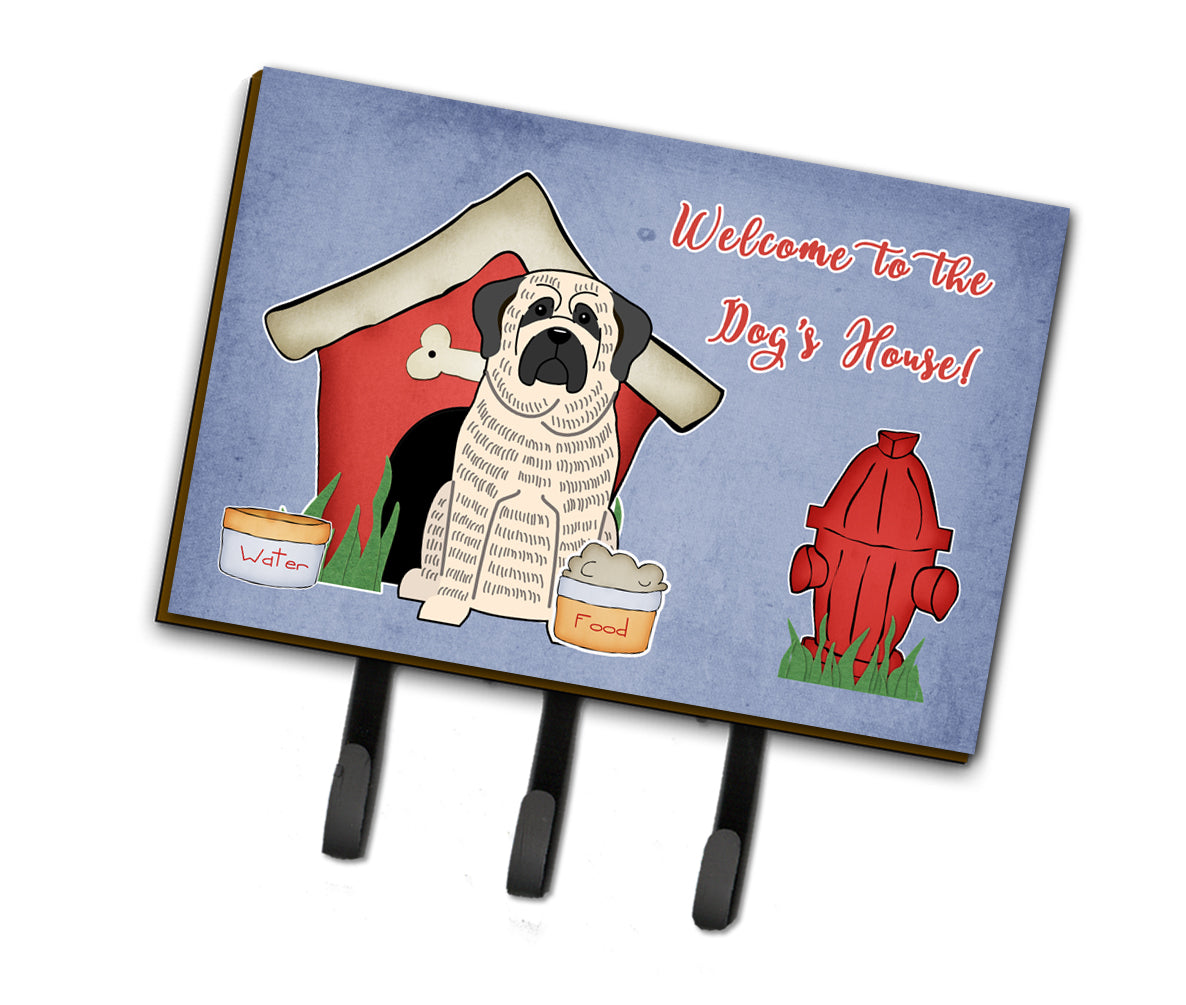 Dog House Collection Mastiff Brindle White Leash or Key Holder BB2770TH68  the-store.com.