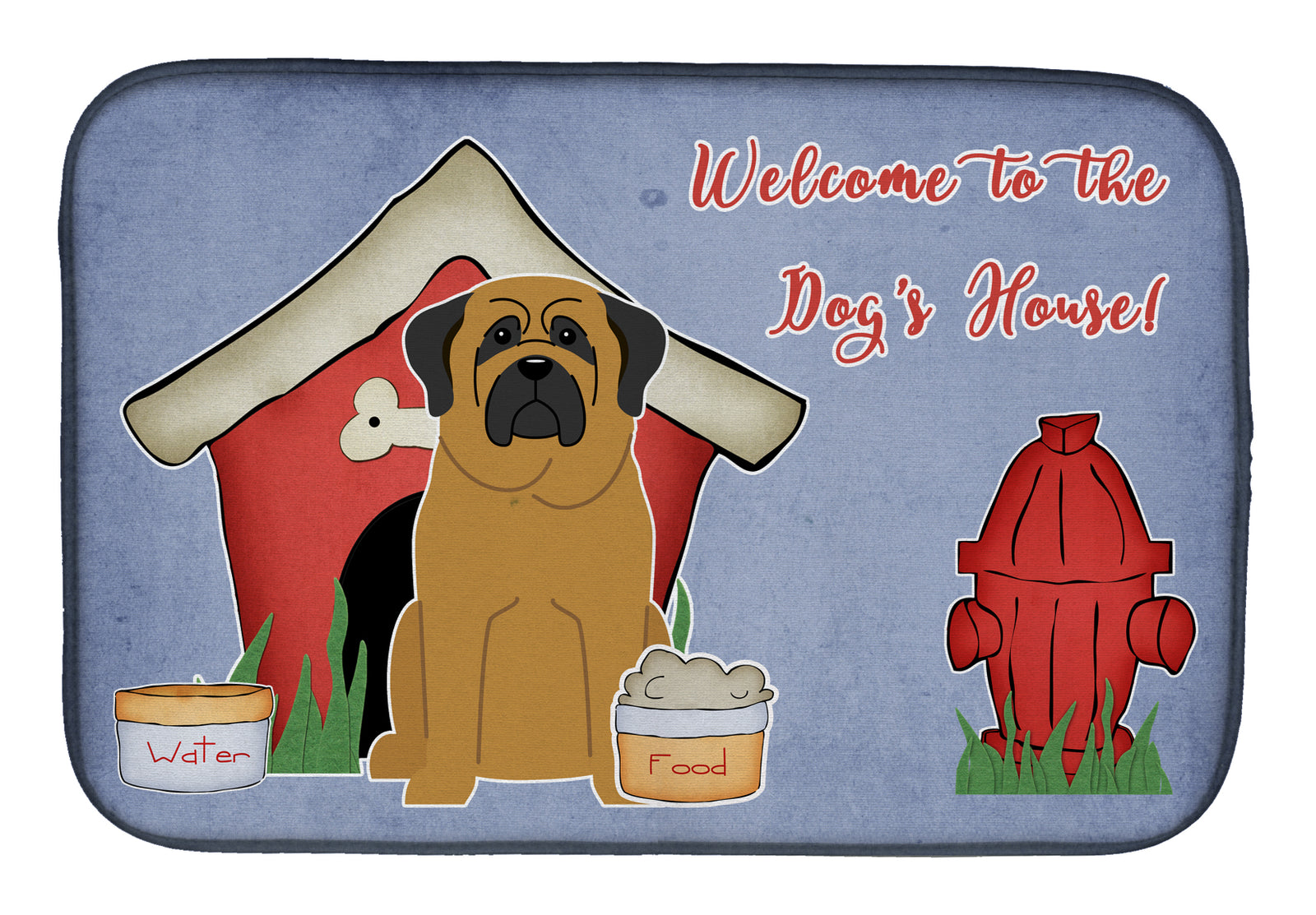 Dog House Collection Mastiff Dish Drying Mat BB2772DDM  the-store.com.