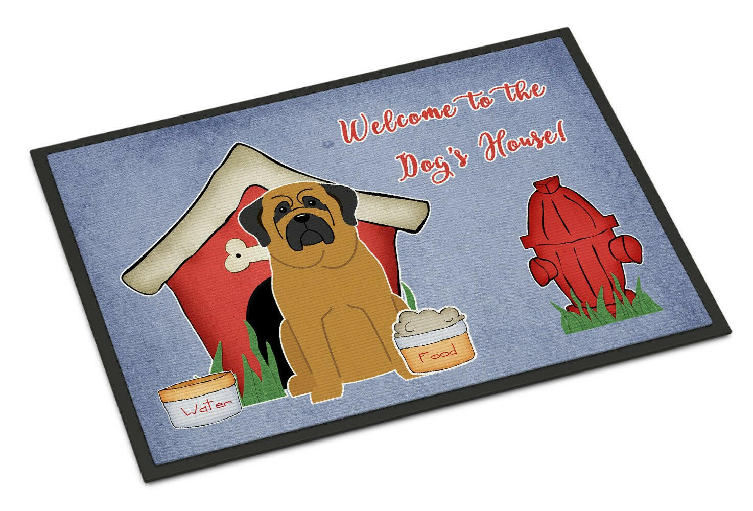 Dog House Collection Mastiff Indoor or Outdoor Mat 18x27 BB2772MAT - the-store.com