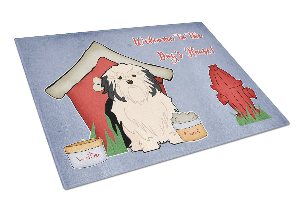 Dog House Collection Lowchen Glass Cutting Board Large BB2773LCB by Caroline&#39;s Treasures