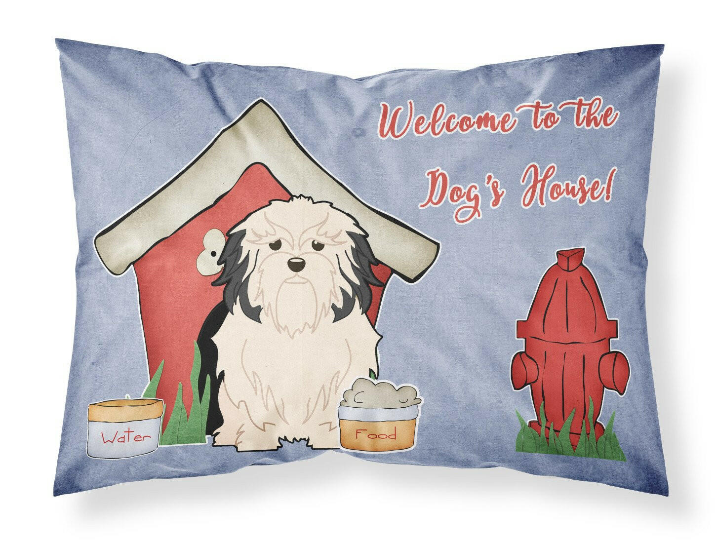 Dog House Collection Lowchen Fabric Standard Pillowcase BB2773PILLOWCASE by Caroline's Treasures