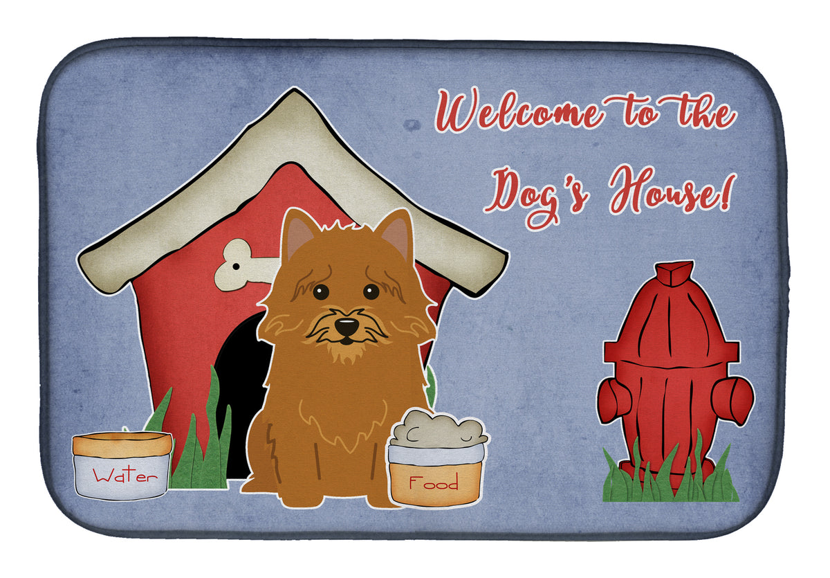 Dog House Collection Norwich Terrier Dish Drying Mat BB2774DDM