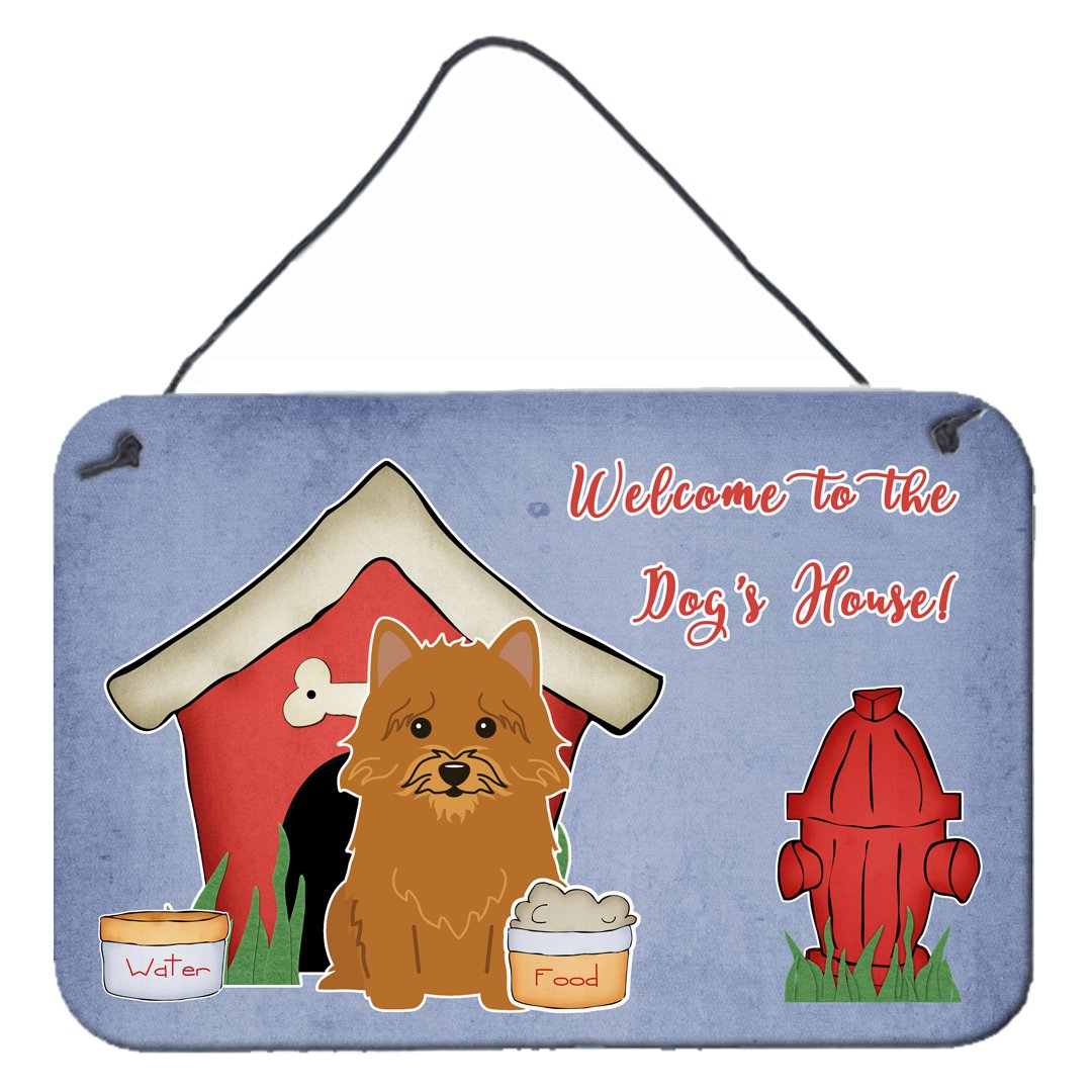Dog House Collection Norwich Terrier Wall or Door Hanging Prints BB2774DS812 by Caroline&#39;s Treasures