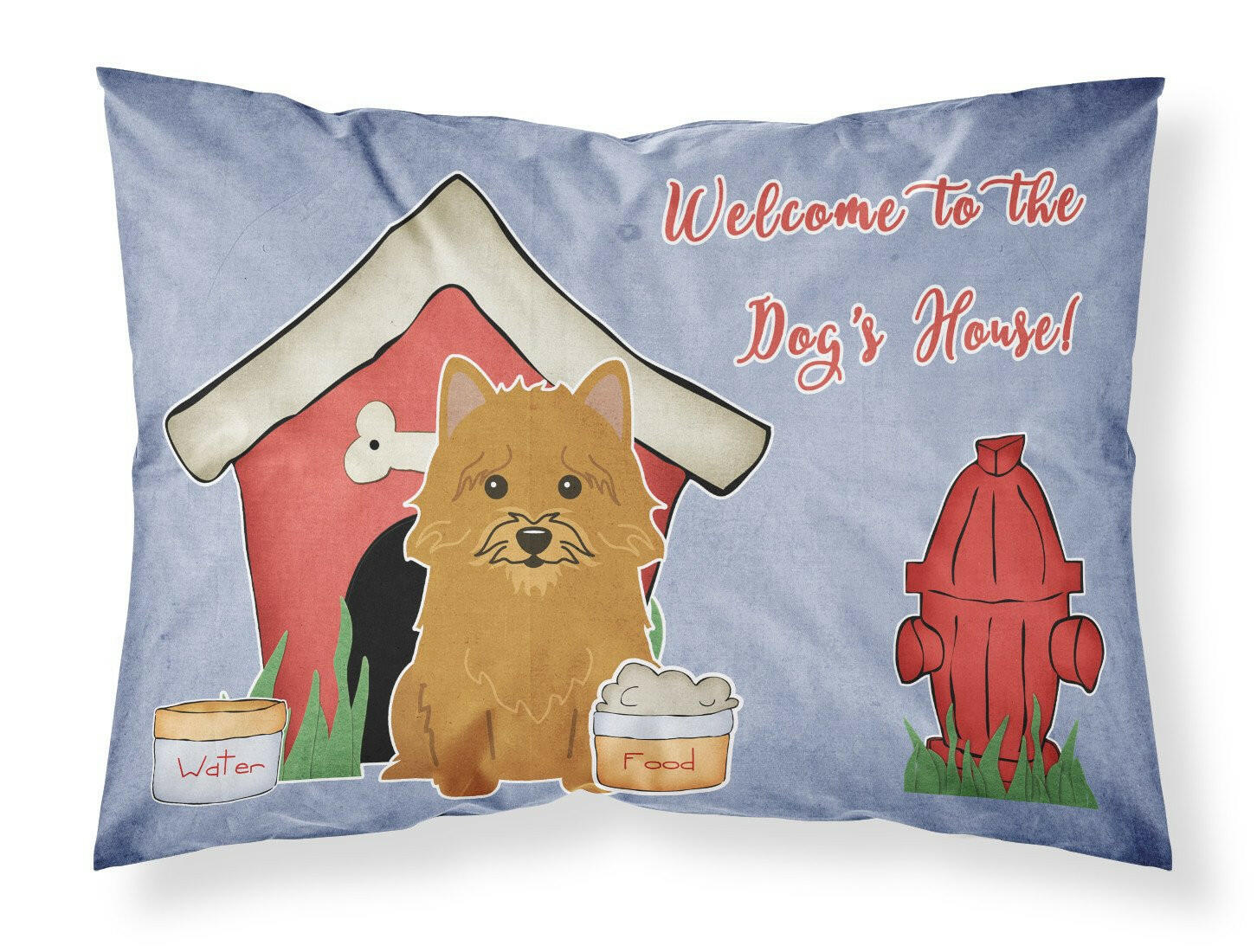 Dog House Collection Norwich Terrier Fabric Standard Pillowcase BB2774PILLOWCASE by Caroline's Treasures