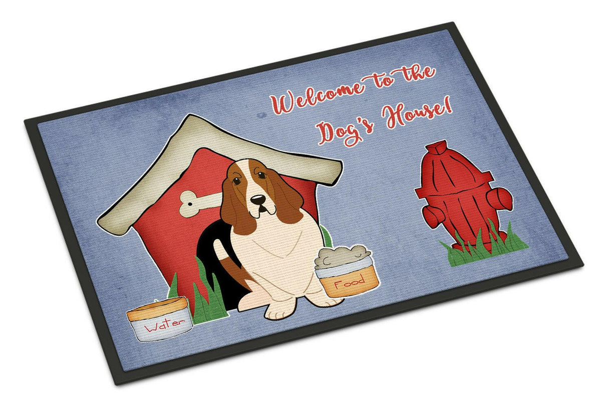 Dog House Collection Basset Hound Indoor or Outdoor Mat 18x27 BB2775MAT - the-store.com