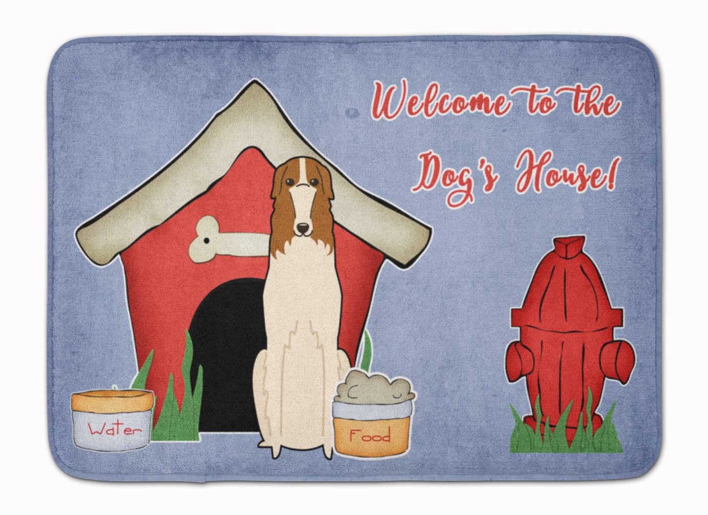 Dog House Collection Borzoi Machine Washable Memory Foam Mat BB2777RUG - the-store.com