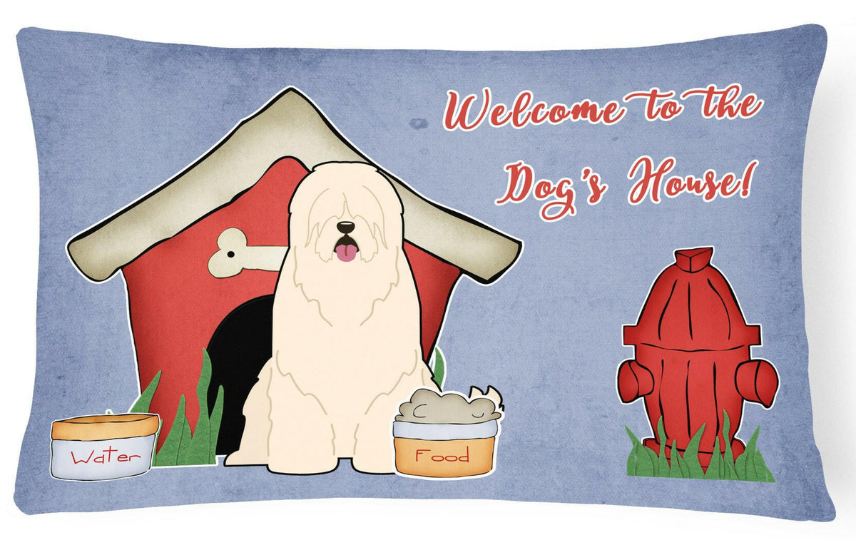 Dog House Collection South Russian Sheepdog Canvas Fabric Decorative Pillow BB2778PW1216 by Caroline&#39;s Treasures