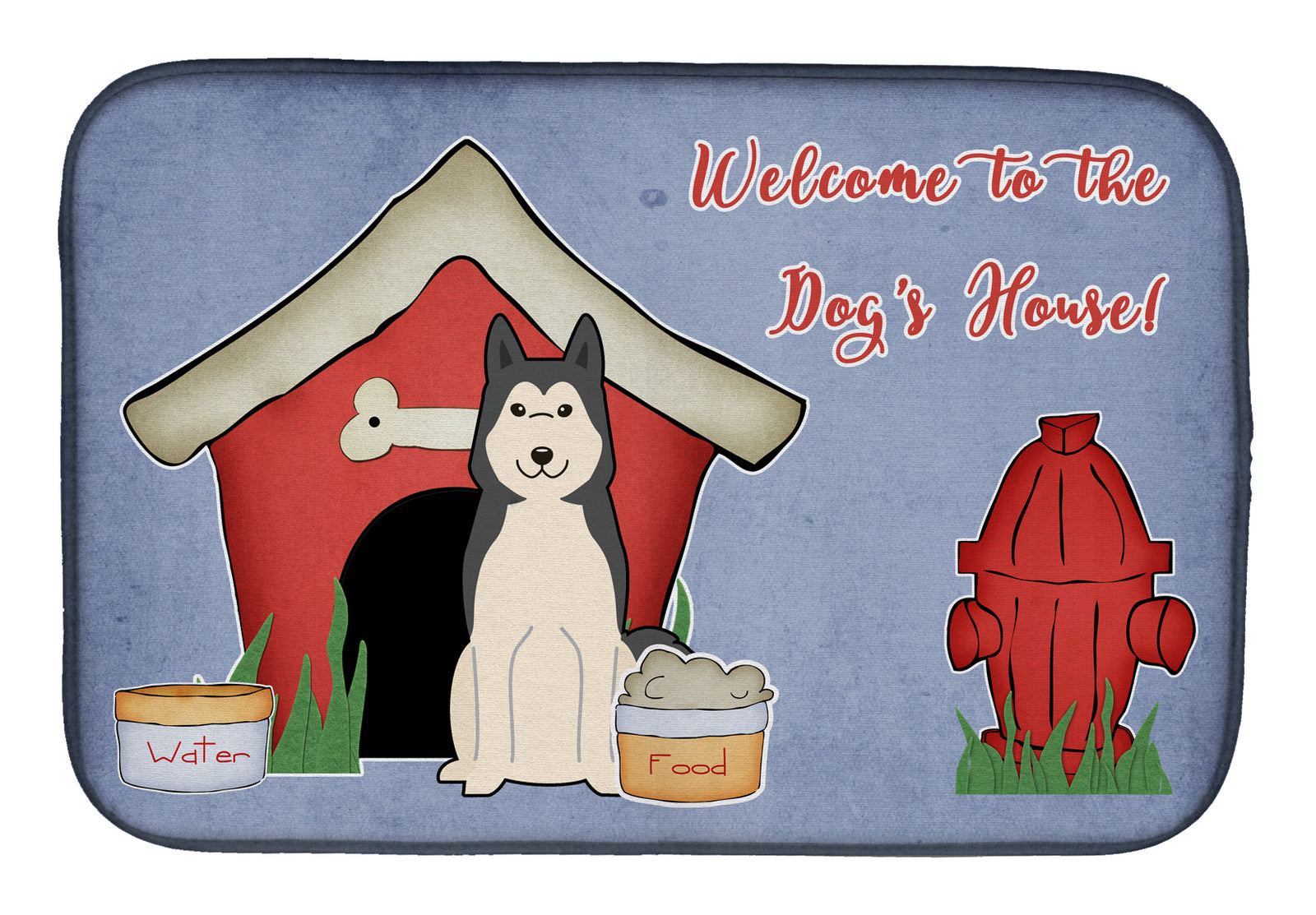Dog House Collection West Siberian Laika Spitz Dish Drying Mat BB2779DDM  the-store.com.