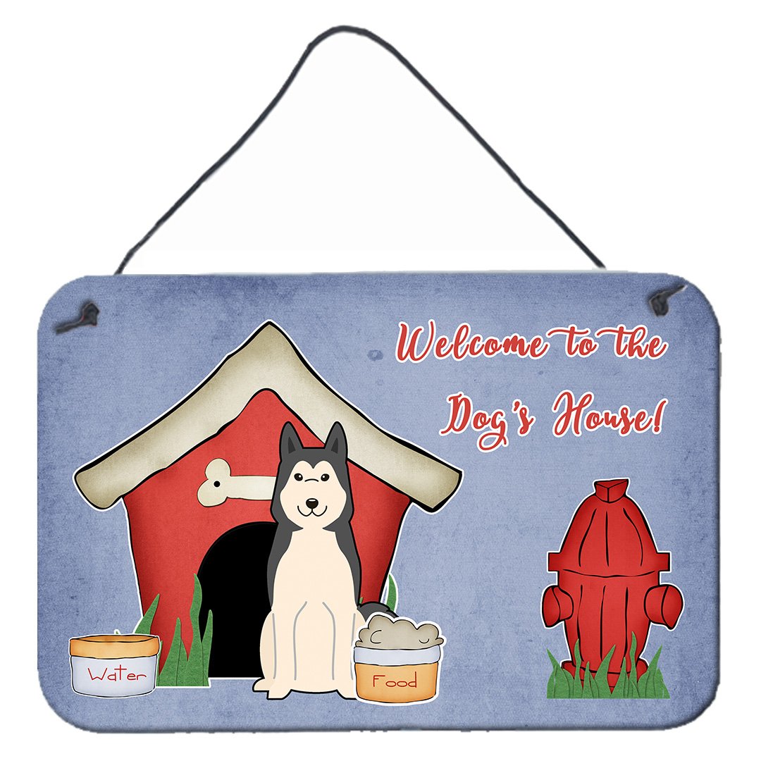 Dog House Collection West Siberian Laika Spitz Wall or Door Hanging Prints BB2779DS812 by Caroline&#39;s Treasures