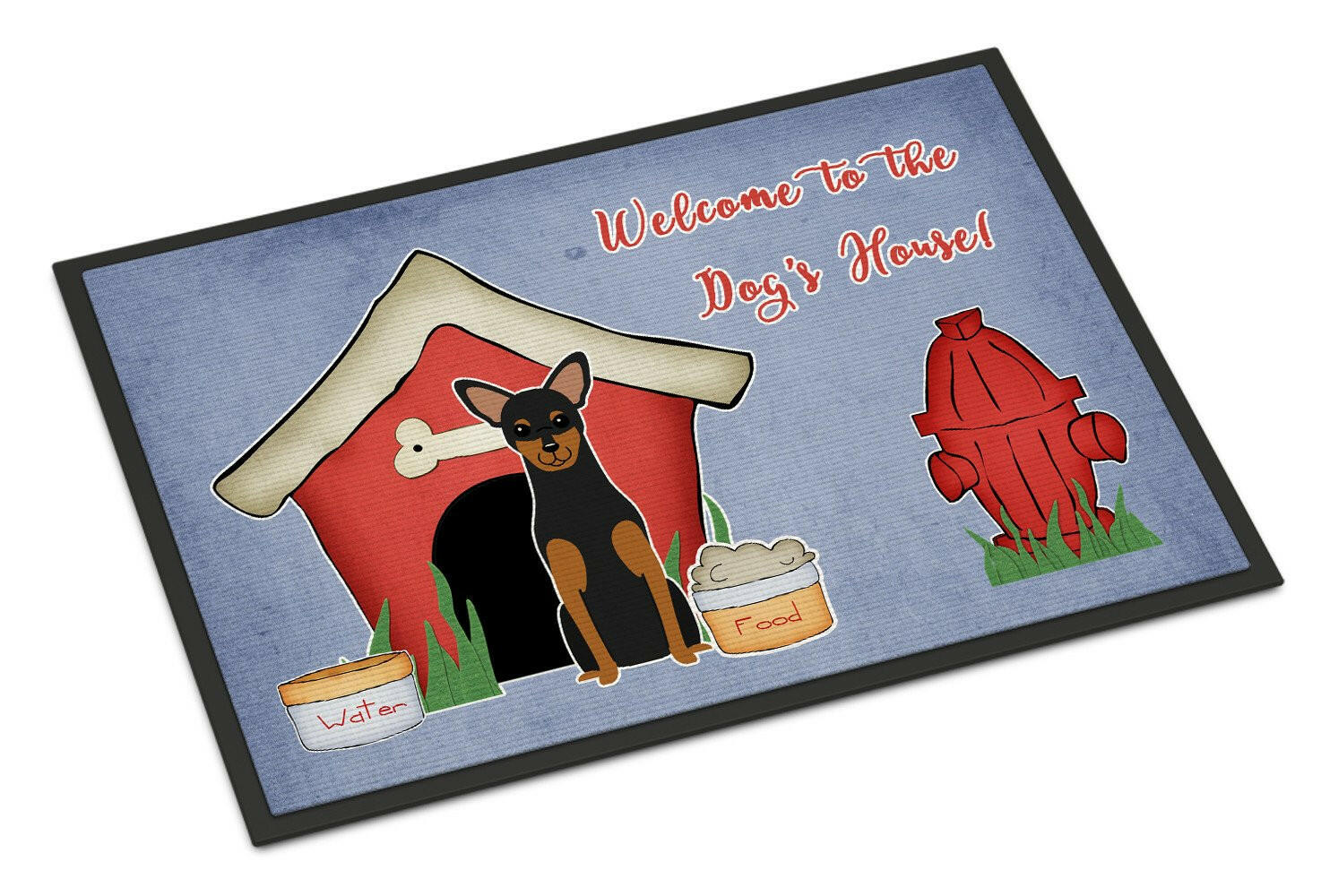 Dog House Collection Manchester Terrier Indoor or Outdoor Mat 24x36 BB2782JMAT - the-store.com