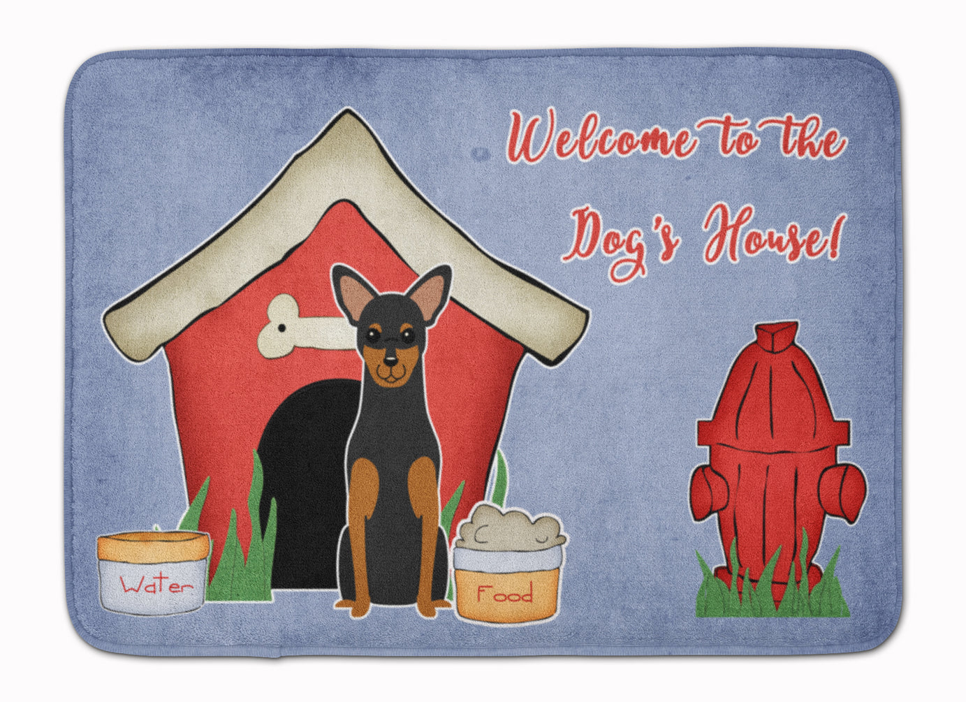 Dog House Collection Manchester Terrier Machine Washable Memory Foam Mat BB2782RUG - the-store.com