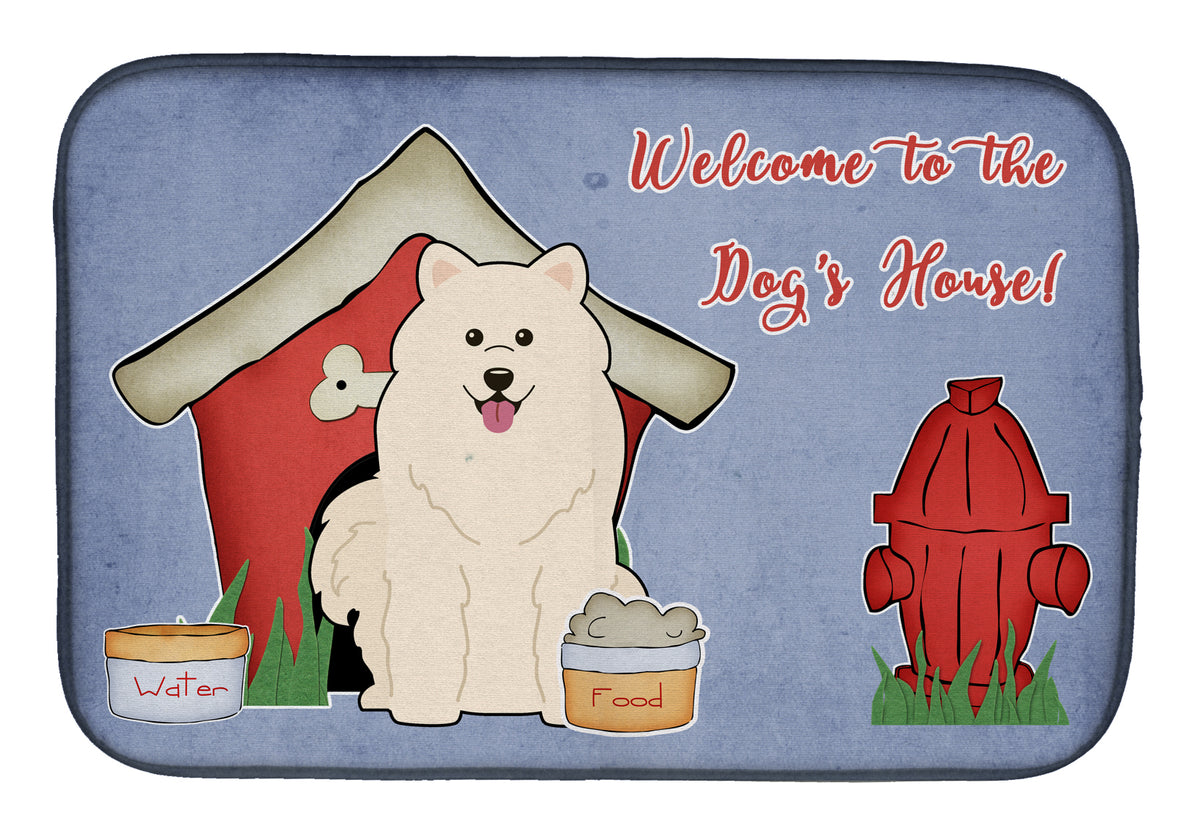 Dog House Collection Samoyed Dish Drying Mat BB2784DDM  the-store.com.