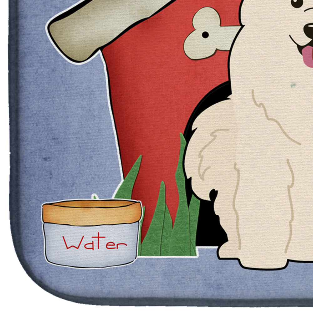Dog House Collection Samoyed Dish Drying Mat BB2784DDM  the-store.com.
