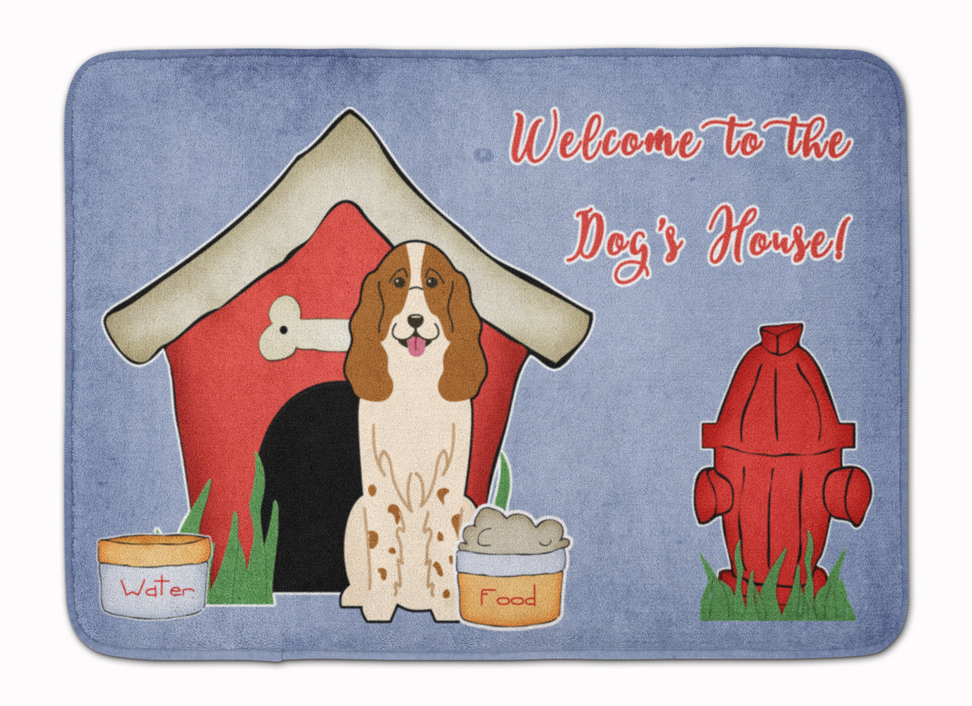 Dog House Collection Russian Spaniel Machine Washable Memory Foam Mat BB2785RUG - the-store.com