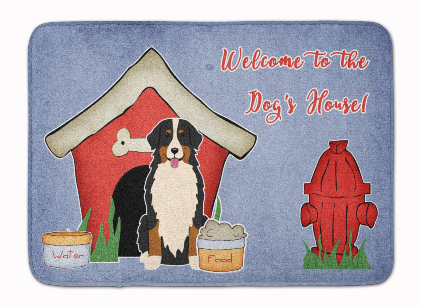 Dog House Collection Bernese Mountain Dog Machine Washable Memory Foam Mat BB2790RUG - the-store.com