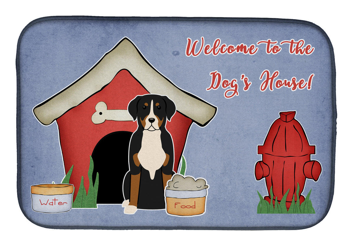 Dog House Collection Greater Swiss Mountain Dog Dish Drying Mat BB2791DDM
