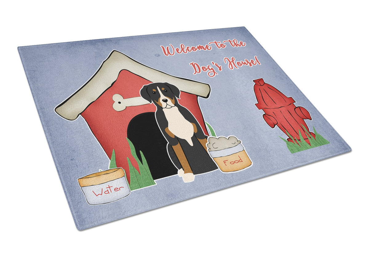 Dog House Collection Greater Swiss Mountain Dog Glass Cutting Board Large BB2791LCB by Caroline&#39;s Treasures