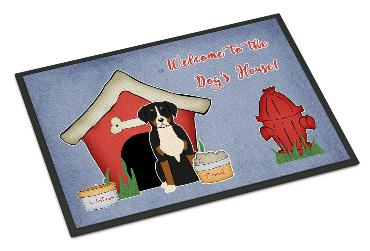 Dog House Collection Greater Swiss Mountain Dog Indoor or Outdoor Mat 18x27 BB2791MAT - the-store.com