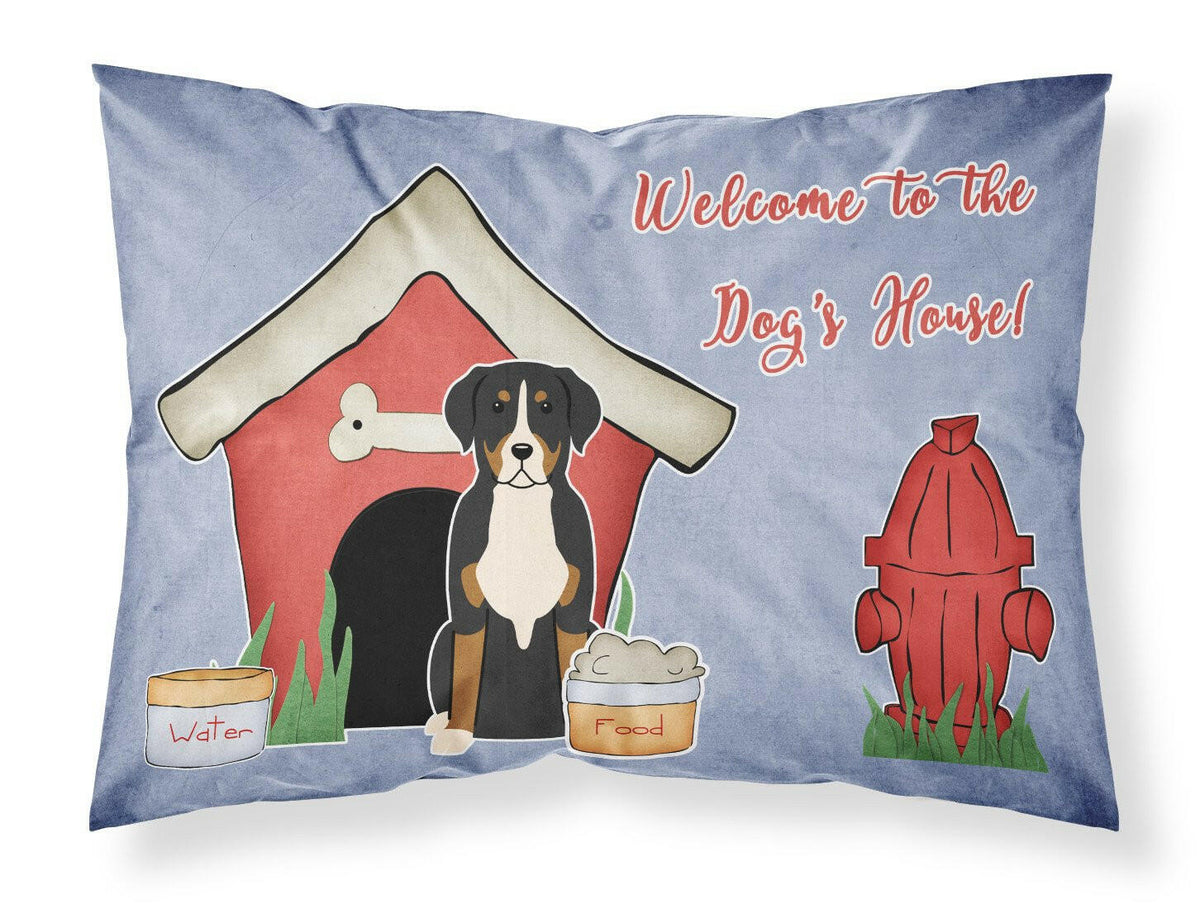 Dog House Collection Greater Swiss Mountain Dog Fabric Standard Pillowcase BB2791PILLOWCASE by Caroline&#39;s Treasures