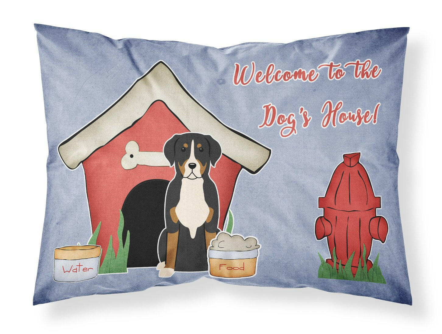 Dog House Collection Greater Swiss Mountain Dog Fabric Standard Pillowcase BB2791PILLOWCASE by Caroline's Treasures