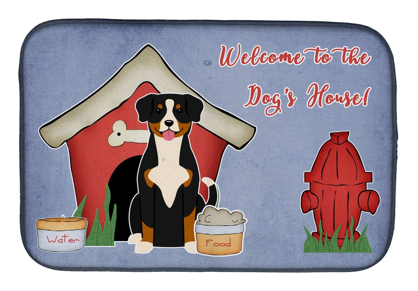Dog House Collection Entlebucher Dish Drying Mat BB2792DDM  the-store.com.