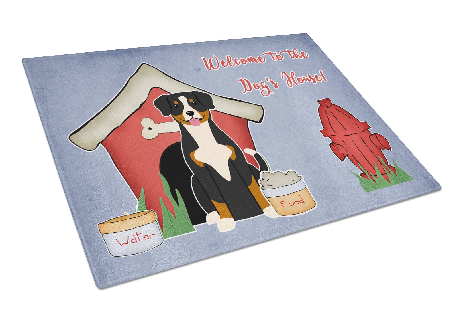Dog House Collection Entlebucher Glass Cutting Board Large BB2792LCB by Caroline's Treasures