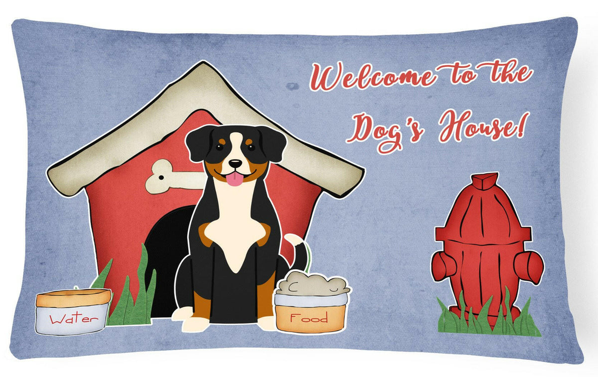 Dog House Collection Entlebucher Canvas Fabric Decorative Pillow BB2792PW1216 by Caroline&#39;s Treasures