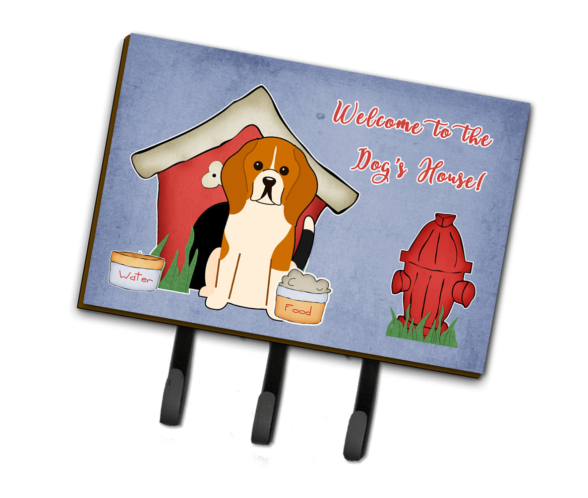 Dog House Collection Beagle Tricolor Leash or Key Holder