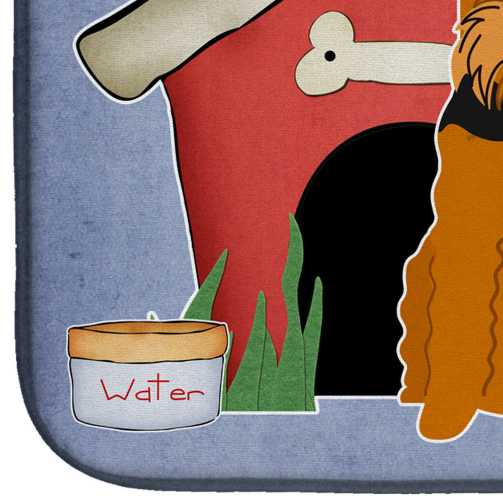Dog House Collection Airedale Dish Drying Mat BB2795DDM  the-store.com.