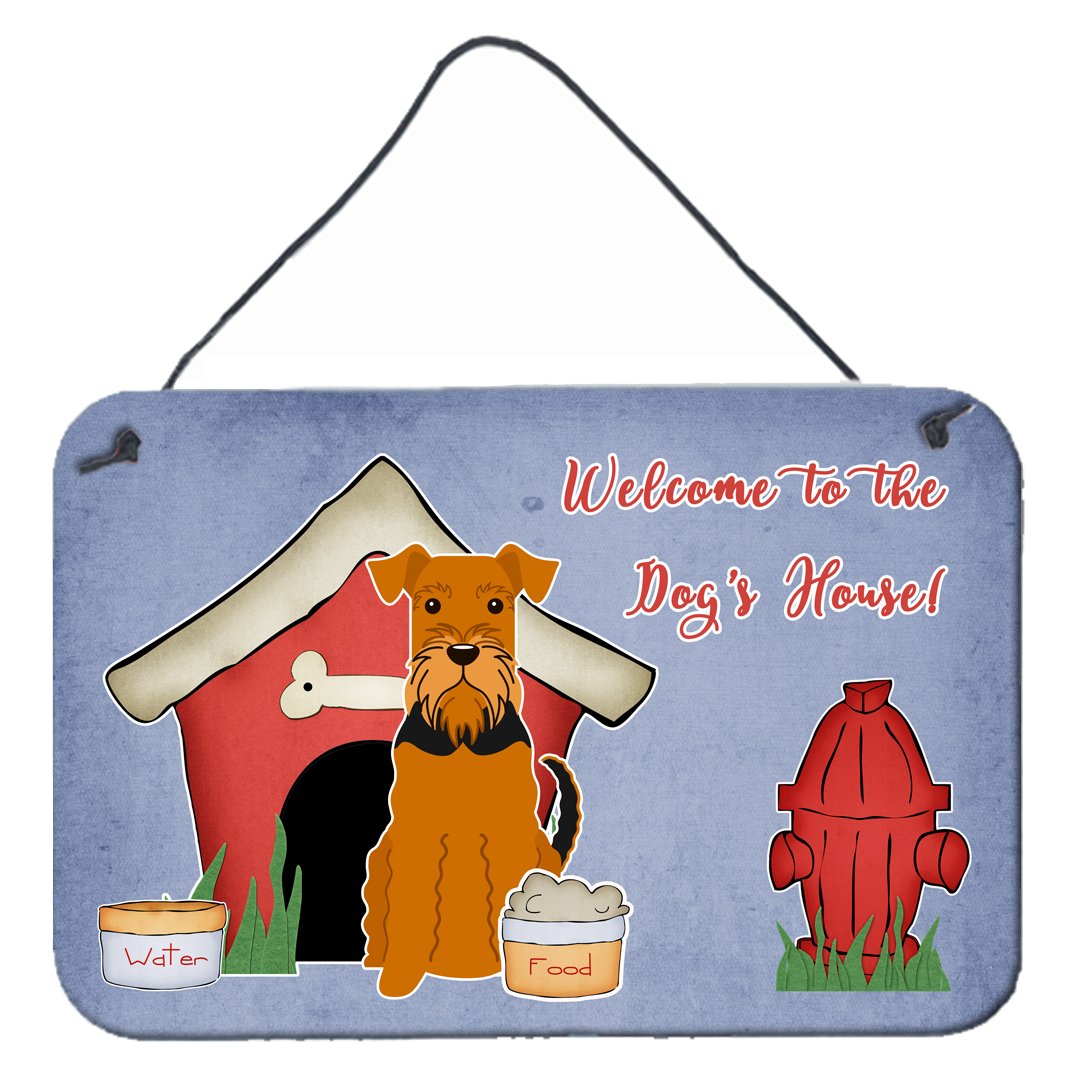 Dog House Collection Airedale Wall or Door Hanging Prints by Caroline's Treasures