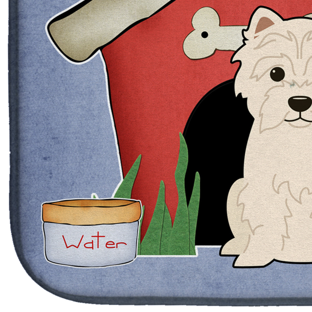 Dog House Collection Westie Dish Drying Mat BB2796DDM