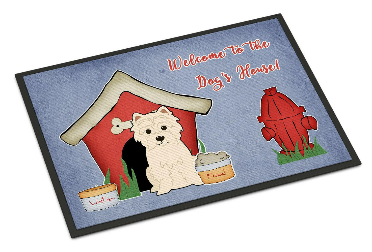 Dog House Collection Westie Indoor or Outdoor Mat 24x36 BB2796JMAT - the-store.com