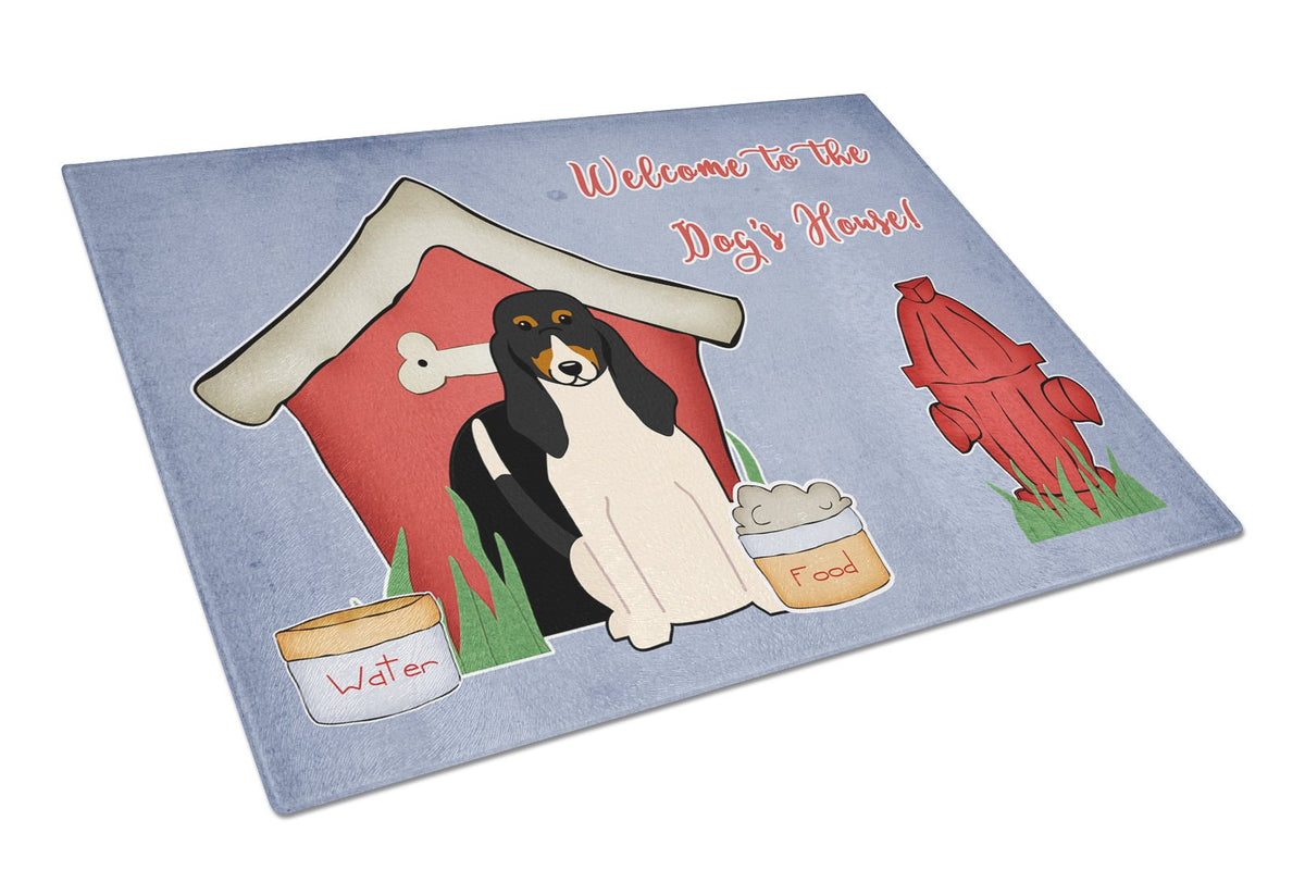 Dog House Collection Swiss Hound Glass Cutting Board Large BB2798LCB by Caroline&#39;s Treasures