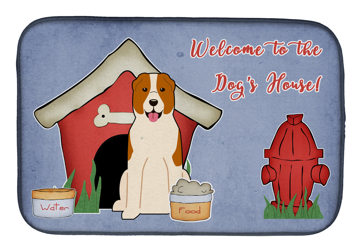 Dog House Collection Central Asian Shepherd Dog Dish Drying Mat BB2803DDM