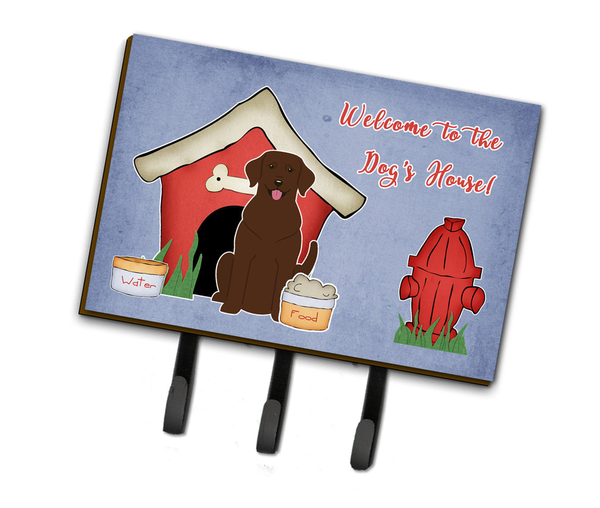 Dog House Collection Chocolate Labrador Leash or Key Holder  the-store.com.