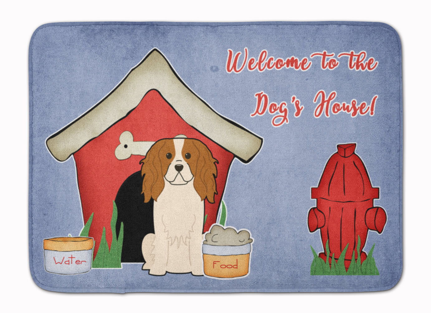 Dog House Collection Cavalier Spaniel Machine Washable Memory Foam Mat BB2812RUG - the-store.com
