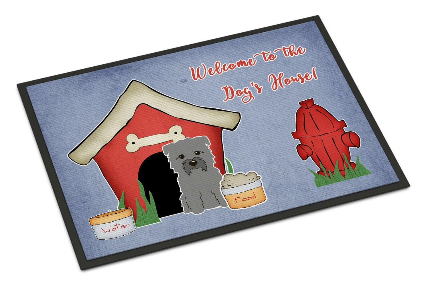 Dog House Collection Glen of Imal Grey Indoor or Outdoor Mat 24x36 BB2813JMAT - the-store.com