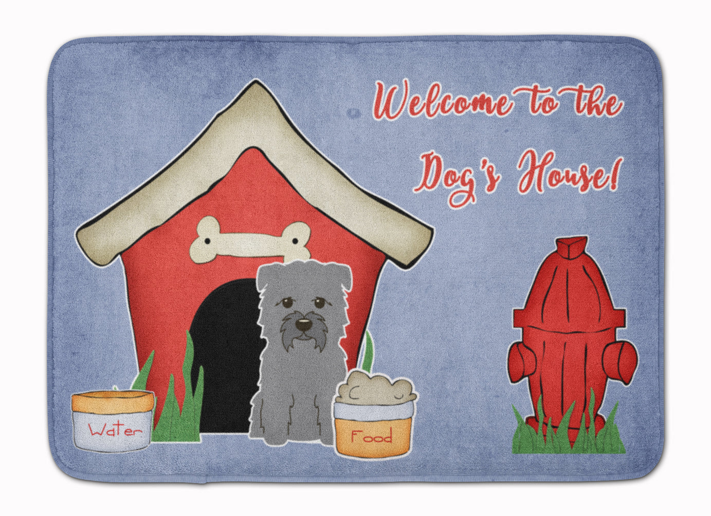 Dog House Collection Glen of Imal Grey Machine Washable Memory Foam Mat BB2813RUG - the-store.com