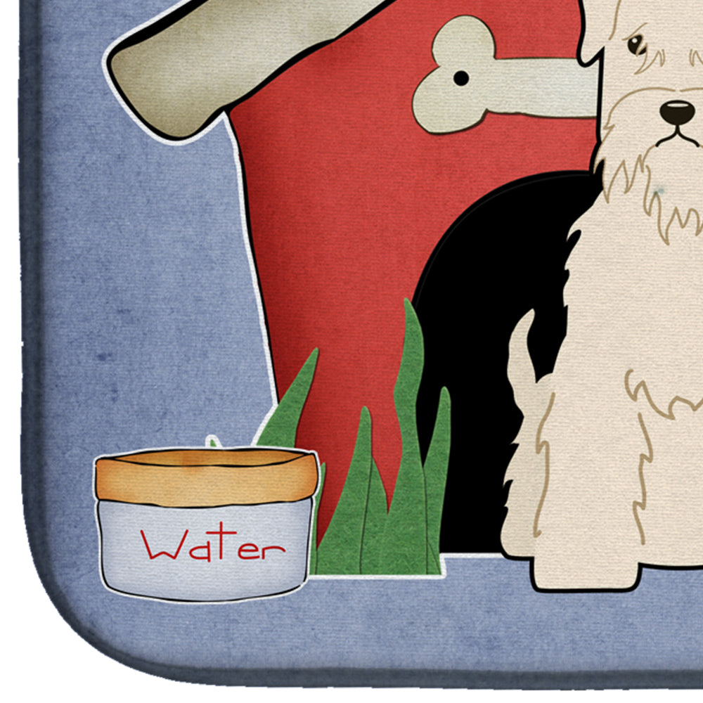 Dog House Collection Soft Coated Wheaten Terrier Dish Drying Mat BB2815DDM  the-store.com.