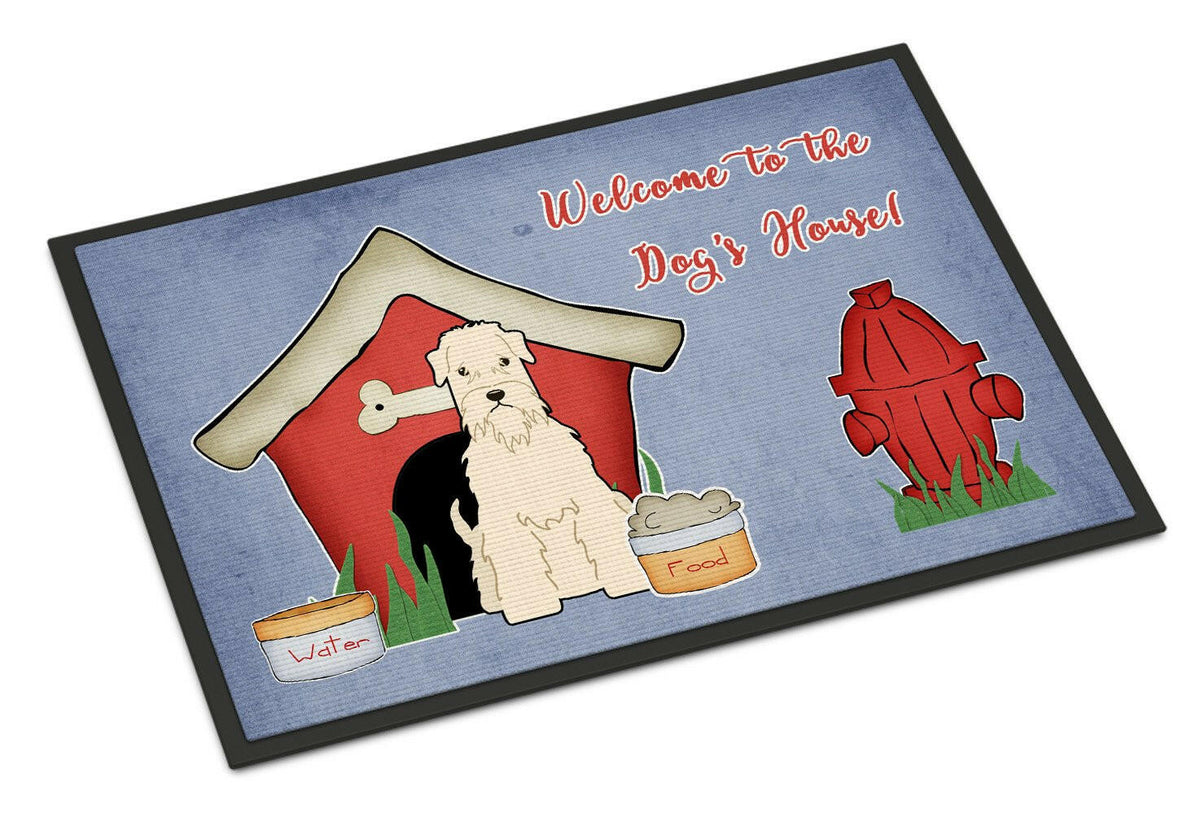 Dog House Collection Soft Coated Wheaten Terrier Indoor or Outdoor Mat 24x36 BB2815JMAT - the-store.com