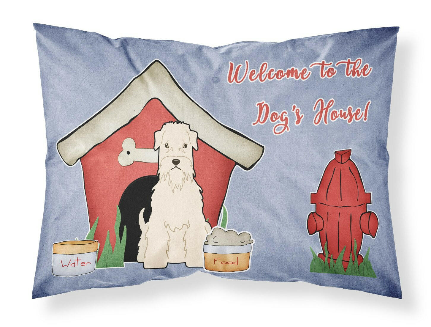 Dog House Collection Soft Coated Wheaten Terrier Fabric Standard Pillowcase BB2815PILLOWCASE by Caroline's Treasures