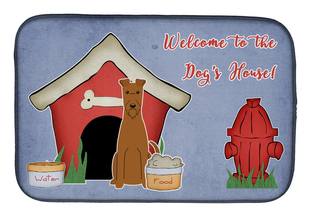 Dog House Collection Irish Terrier Dish Drying Mat BB2816DDM  the-store.com.