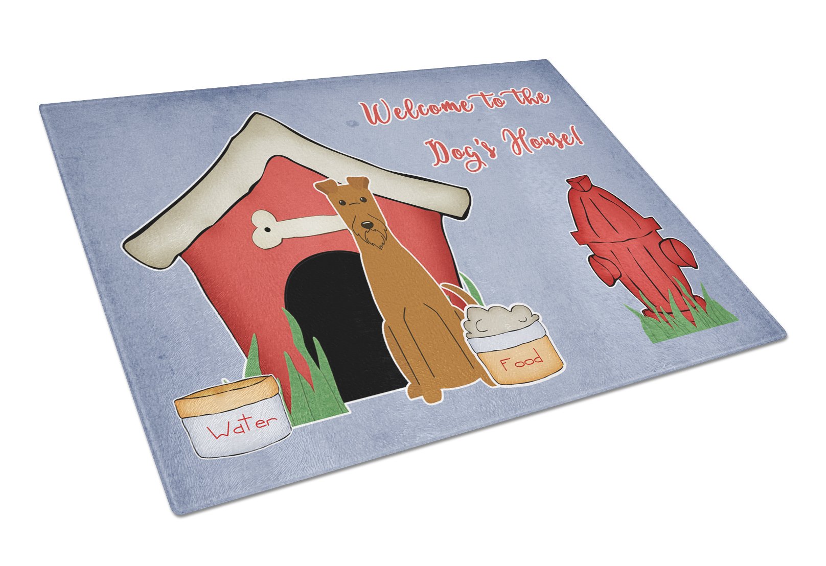 Dog House Collection Irish Terrier Glass Cutting Board Large BB2816LCB by Caroline's Treasures