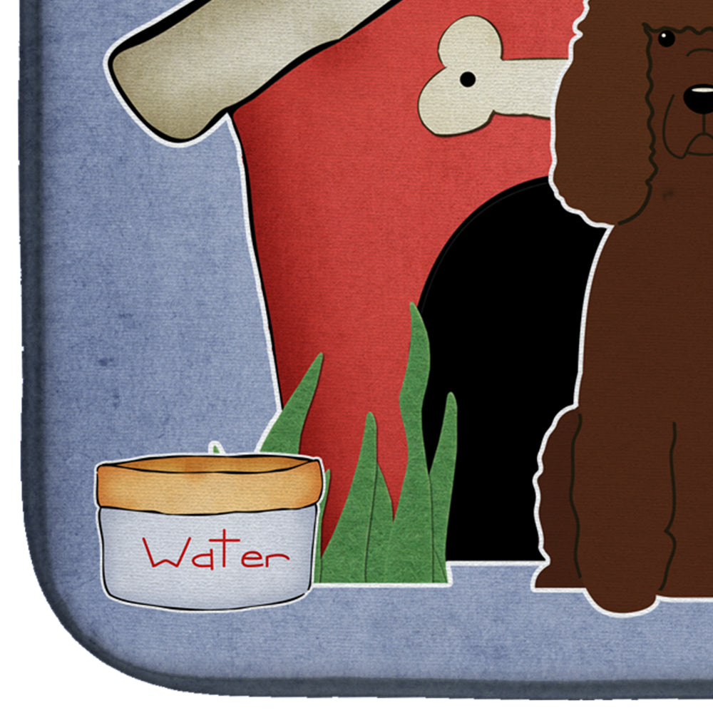 Dog House Collection Irish Water Spaniel Dish Drying Mat BB2817DDM  the-store.com.