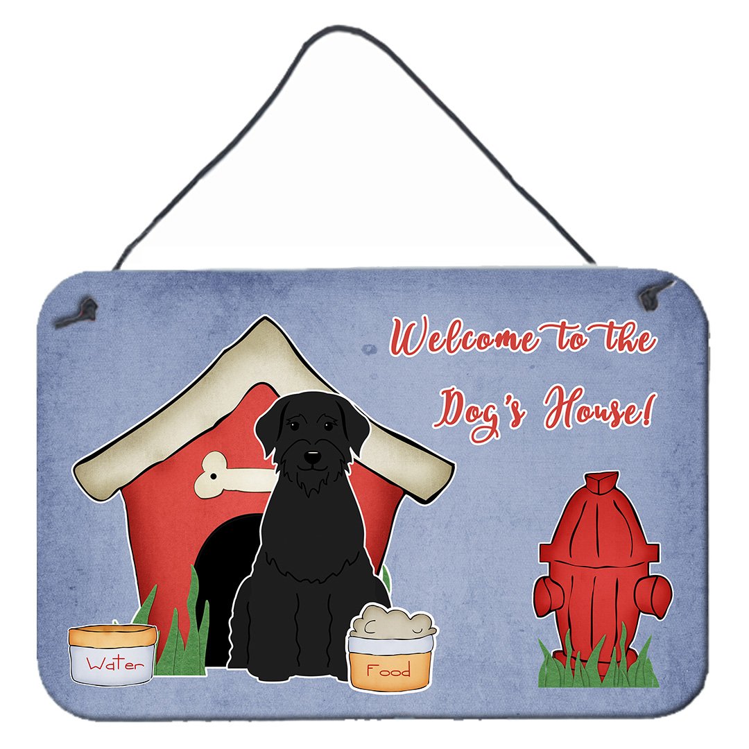 Dog House Collection Giant Schnauzer Wall or Door Hanging Prints BB2820DS812 by Caroline's Treasures