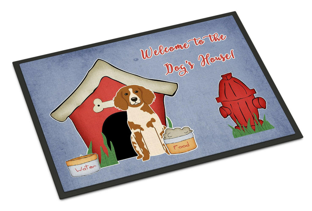 Dog House Collection Brittany Spaniel Indoor or Outdoor Mat 18x27 BB2826MAT - the-store.com