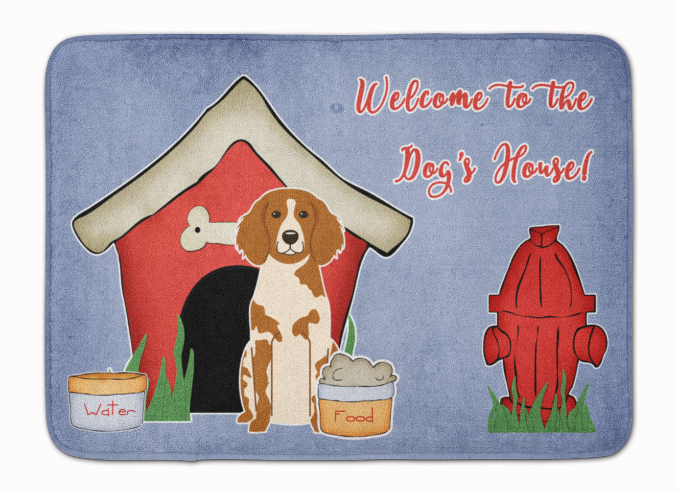 Dog House Collection Brittany Spaniel Machine Washable Memory Foam Mat BB2826RUG - the-store.com