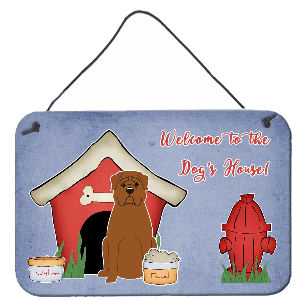 Dog House Collection Dogue de Bourdeaux Wall or Door Hanging Prints by Caroline&#39;s Treasures