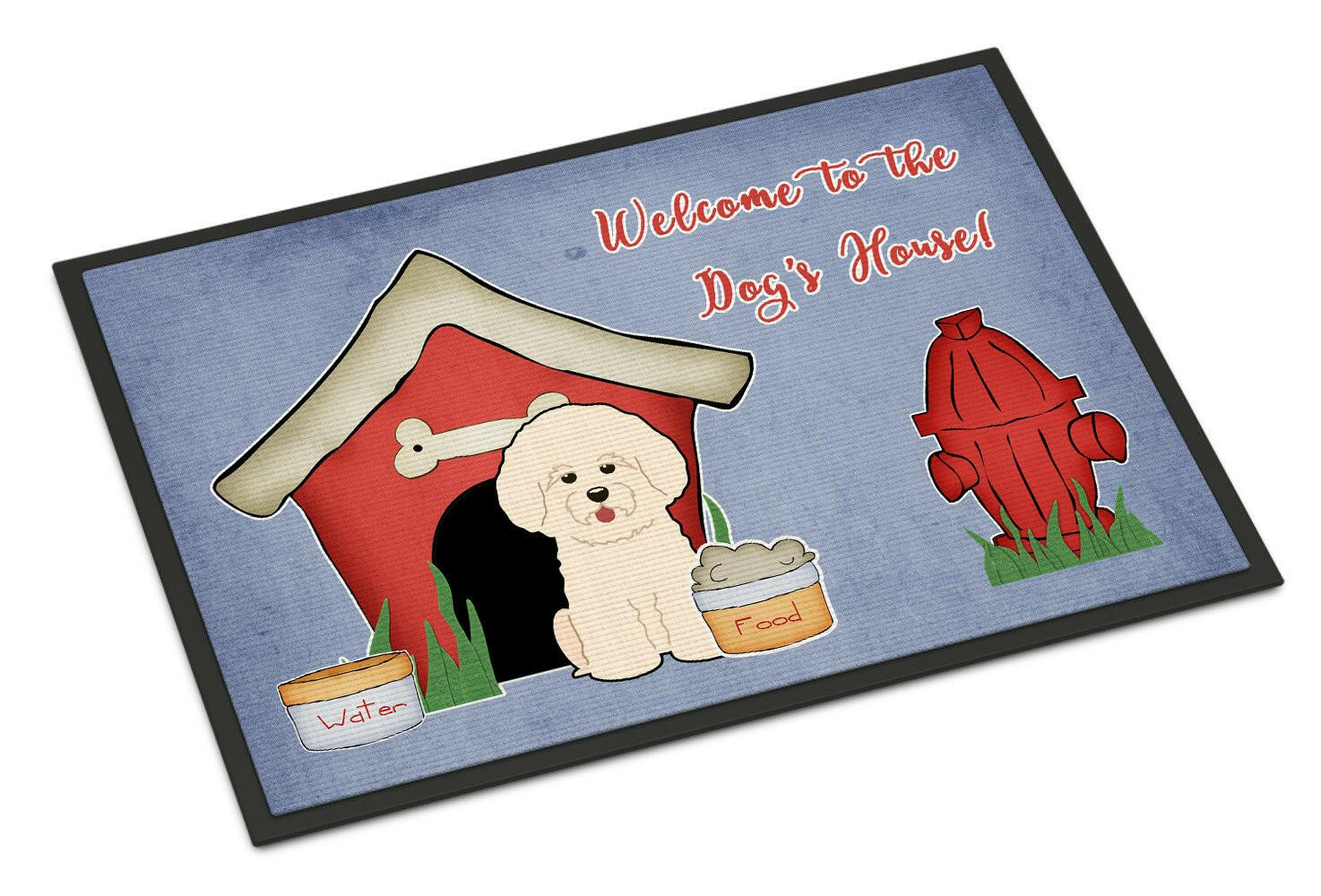Dog House Collection Bichon Frise Indoor or Outdoor Mat 24x36 BB2829JMAT - the-store.com
