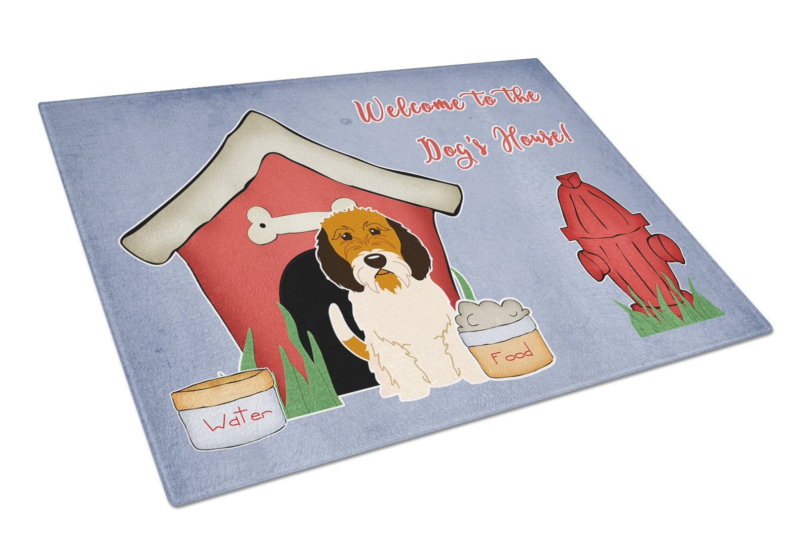 Dog House Collection Petit Basset Griffon Veenden Glass Cutting Board Large BB2833LCB by Caroline's Treasures